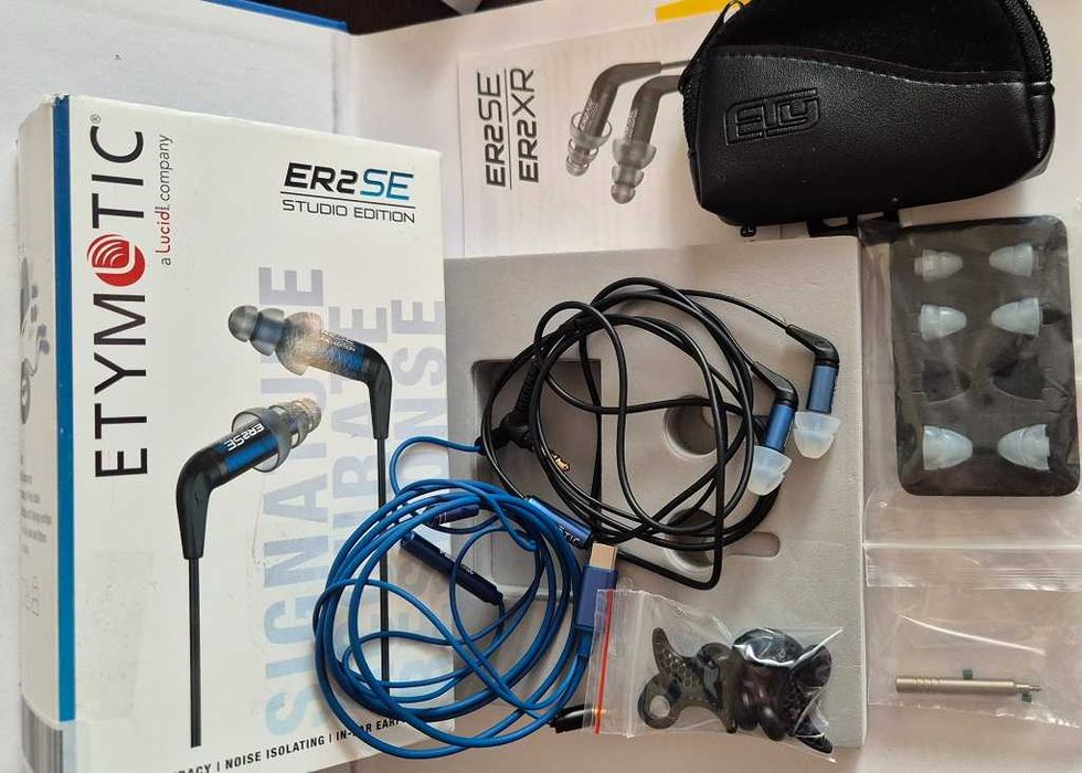 Słuchawki dokanałowe Etymotic ER2-SE i drugi kabel USB-C audio