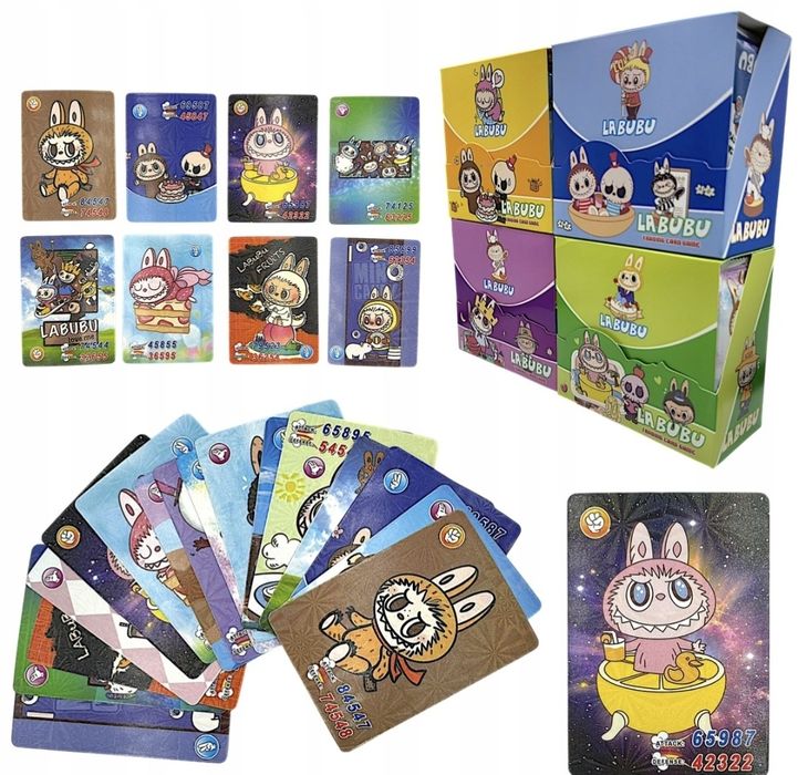 KARTY LABUBU cały box 288 KART, 36 Saszetek po 8 Kart
CAŁY MEGA BOX 2