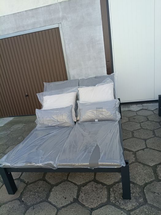 Łóżko ogrodowe - leżak podwójny blumfeldt leżanka