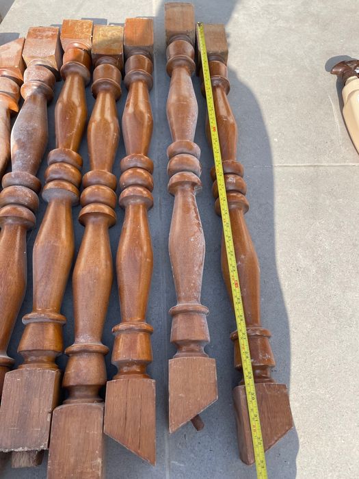 Balaústre escadas em madeira