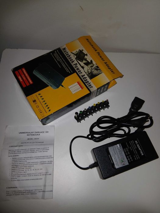 Ładowarka uniwersalna do laptopa noteebook itp