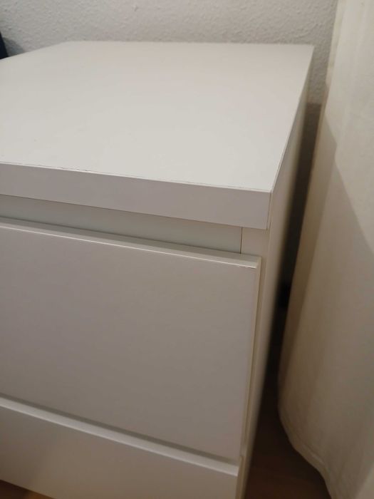 2 mesas cabeceira malm ikea