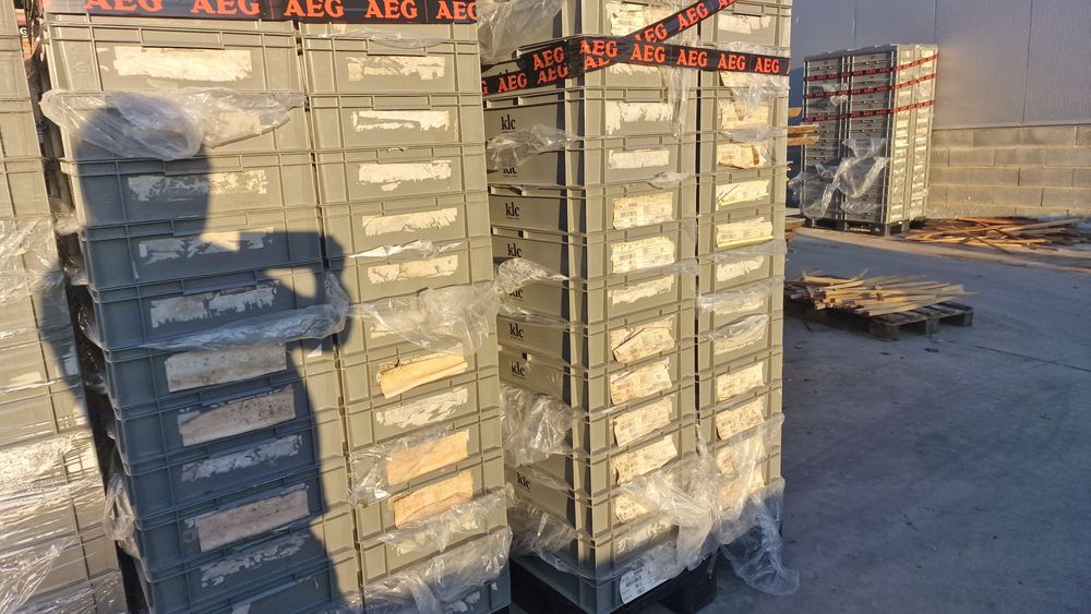 Caixas plasticas 600x400x120 novas