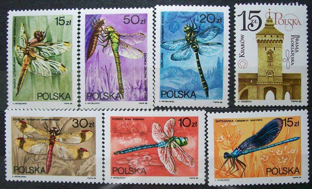 ZNACZKI POLSKIE rok 1988 - I kwartał (czysty)