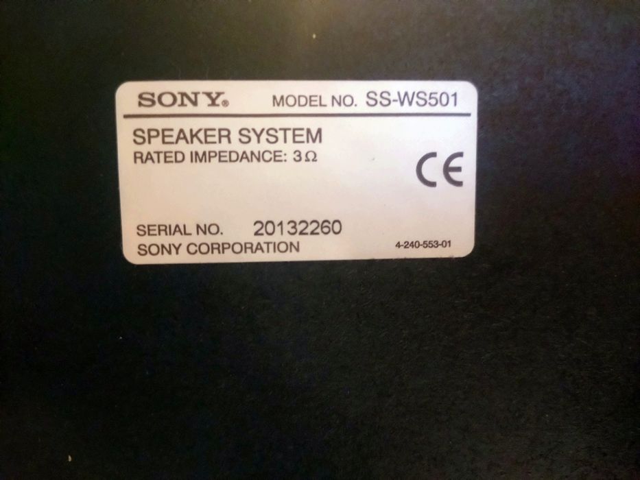 Kolumny i subwoofery Sony