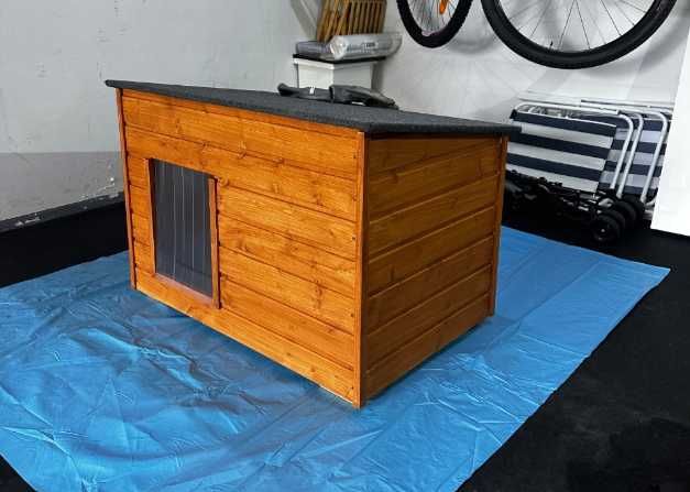 Duża Buda dla Psa 96x66x67cm Chroni przed Słońcem!!!  Otwierany Dach - Wysyłka Gratis!!!