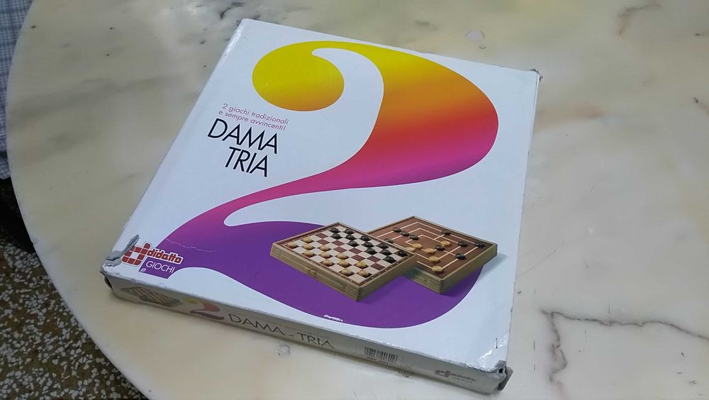шашки подарочные Dama Tria 2in1.