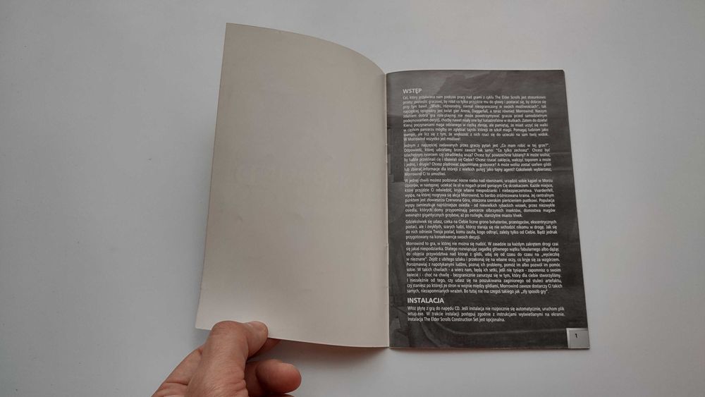 Morrowind instrukcja