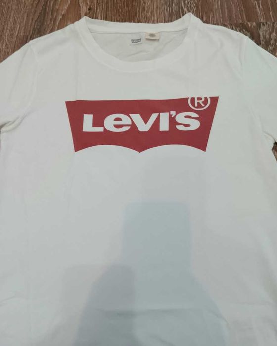 T-shirt LEVI'S rozm. S biały bluzka