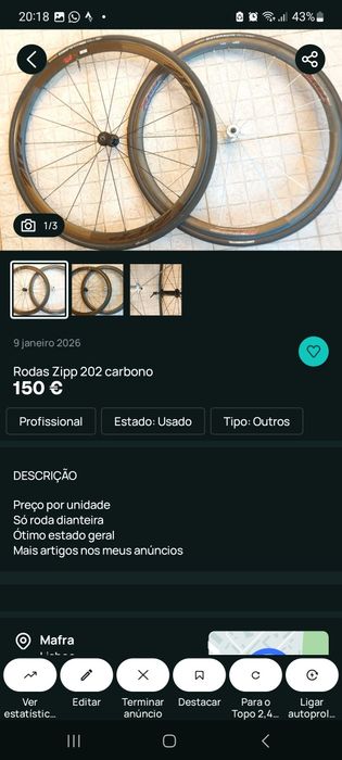 Acessórios para bicicletas oportunidades