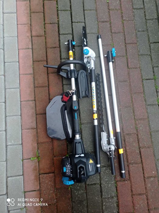 Pila spalinowa na wysiegniku macalistra+nozyce do tuii