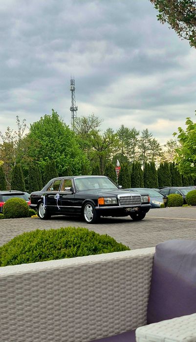 Samochód ślubny Mercedes s-klasa W126