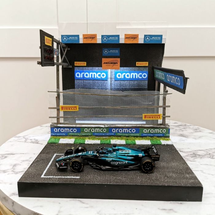 Diorama 1:43 Makieta autoart kyosho norev solido otto gt spirit bbr f1