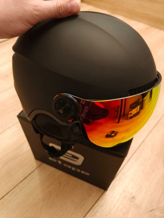 Kask Narciarski z Szybą Etape ASPEN PRO | NOWY | S2 Mirror | 56-59cm