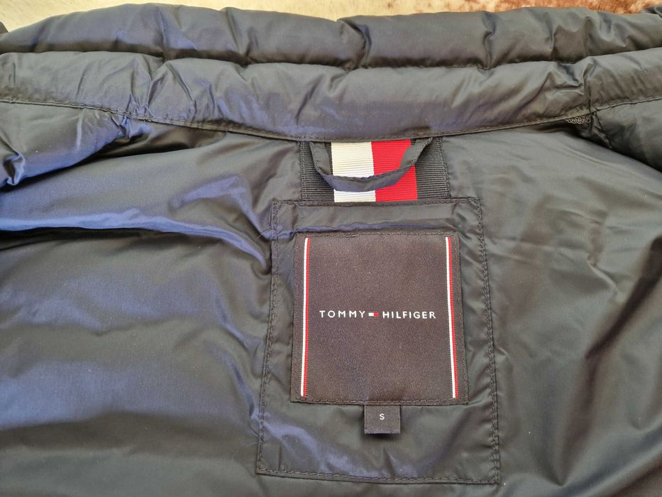 kurtkę męską pikowana Tommy Tommy Hilfiger Granatowa rozm. S