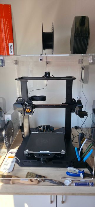 impressora 3D creality ender-3 S1 PRO com cx acrilica