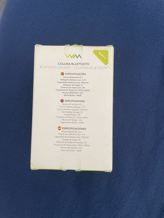 Coluna Bluetooth New Mobile Mini Black