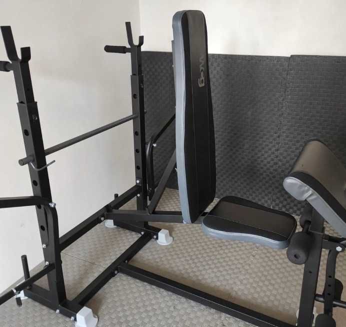 Лавка для жима тренировок под штангу Скамья жиму K99 Стойки Лава жим