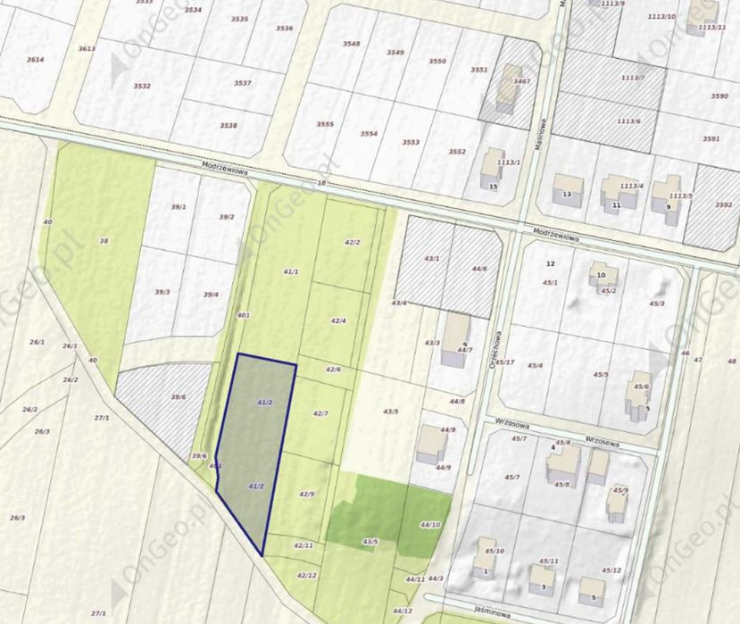 Działka budowlana Działoszyn 30 arów, zabudowa jednorodzinna