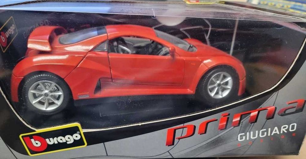 auto kolekcjonerskie Burago 1:18 Prima Giugiaro w opakowaniu