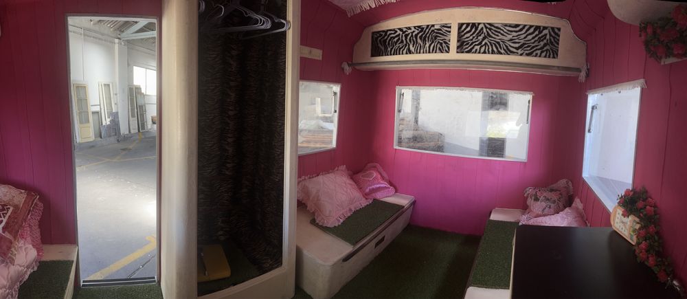 Camarim móvel para eventos