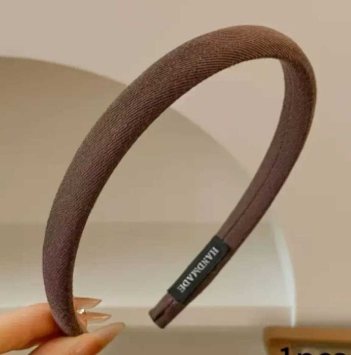 Opaska ciemna kawa nowa