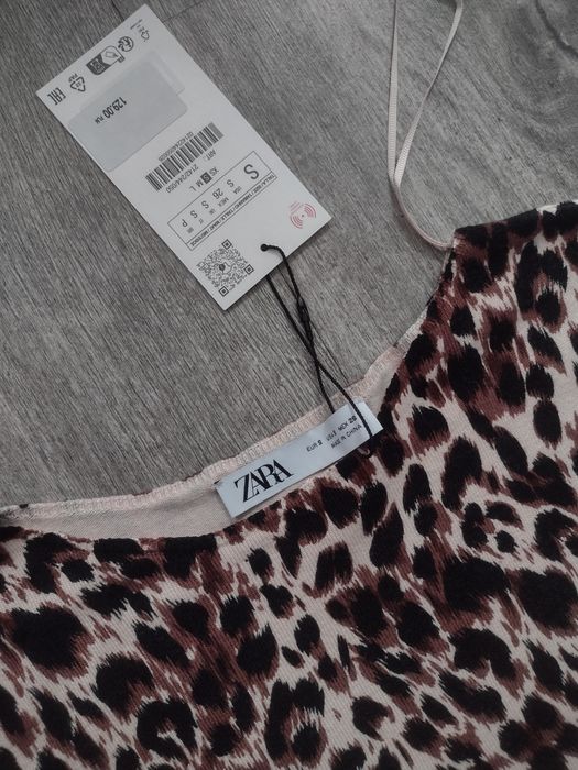 Sukienka w panterkę ZARA r. S nowa