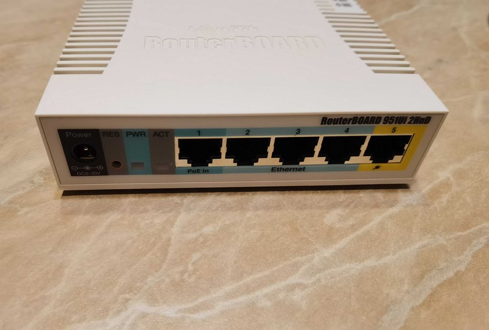 Маршрутизатор MikroTik RB951Ui-2HnD