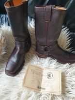 Buty ze skóry Bizona