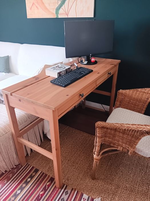 Secretária pinho Hemnes 120cm