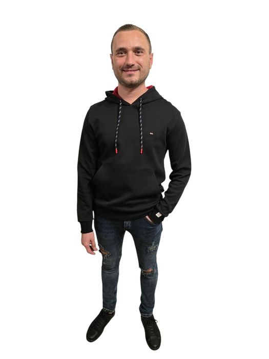 Bluza męska bawełniana NOIR VIBE czarna Cazzotti rozmiar S