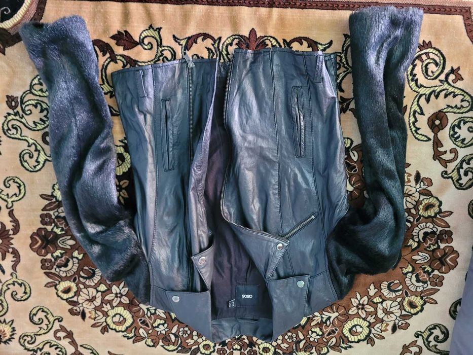 Кожана куртка на осінь