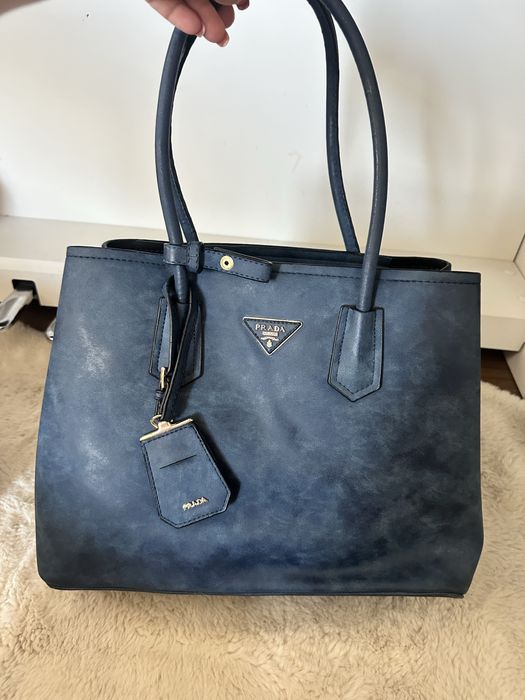 Torebka torba prada milano suede