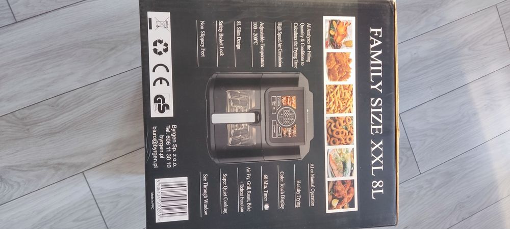 Air Fryer Ai Cook Pro Byrgen 8l Nowy