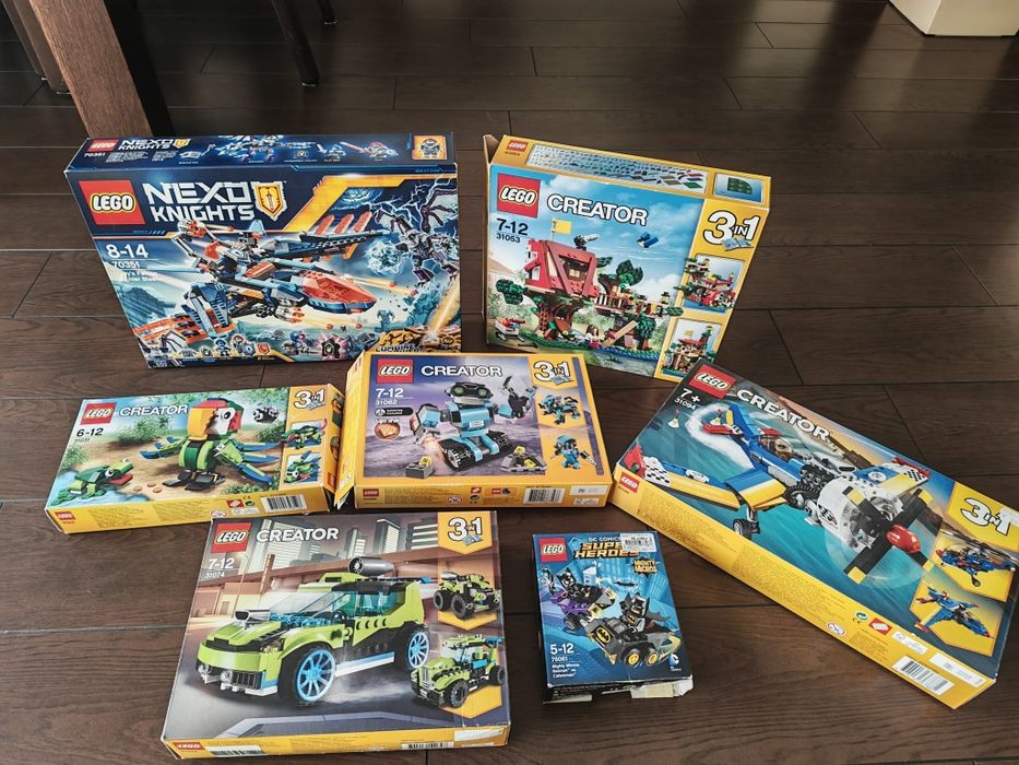Mega okazja ! SuperPAKA 7X  zestaw LEGO  7+1 gratis