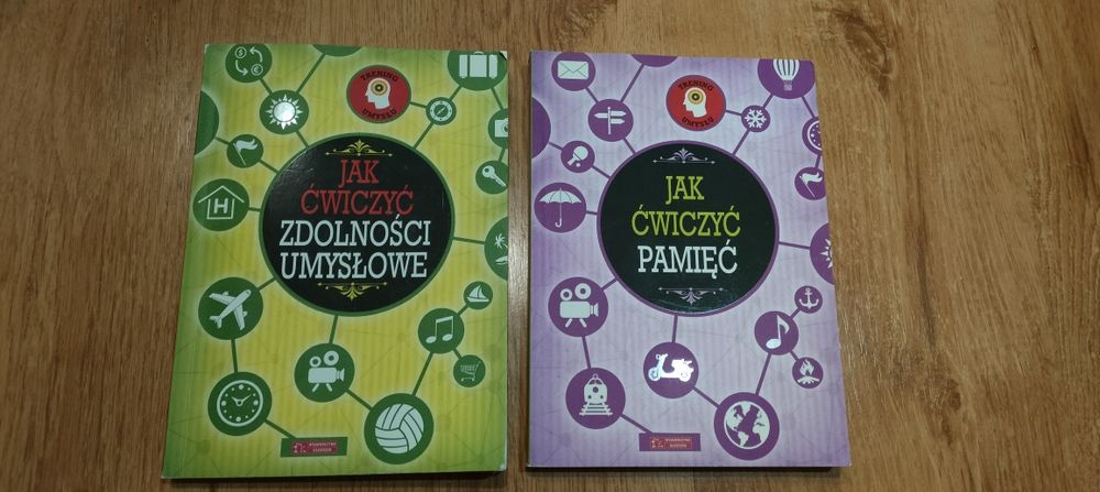 Jak ćwiczyć pamięć, jak ćwiczyć zdolności umysłowe 2 książki ćwiczenia