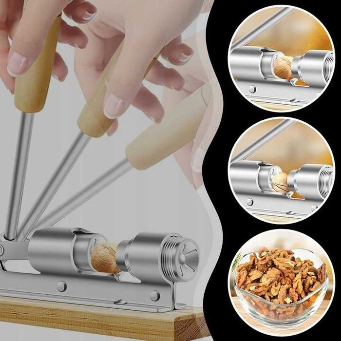 Dziadek Do Orzechów Na Podstawce Antypoślizgowej Stalowy Regulowany