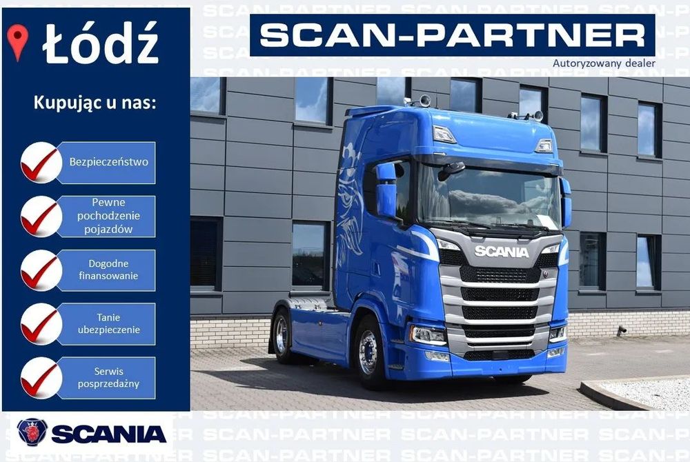 Scania S500  !! 4 x poduszka tył ! Full LED !! Klima postojowa !!