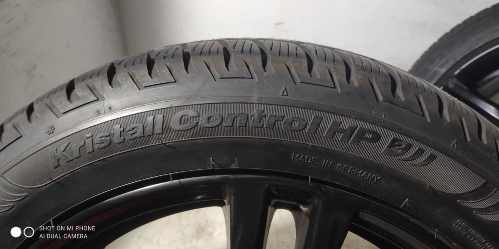 Koła 225/50R17 FULDA 5x112 RIAL zimowe alusy 17 4szt czarne jak NOWE