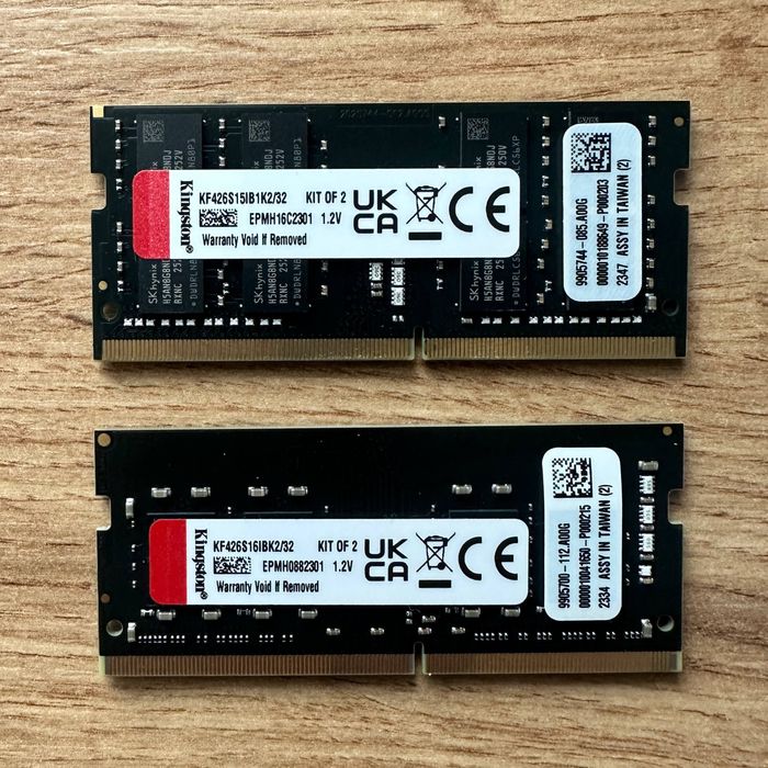 Оперативна память для ноутбука Kingston Fury DDR4 32GB