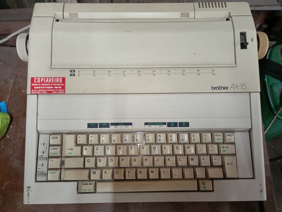 Máquina escrever antiga