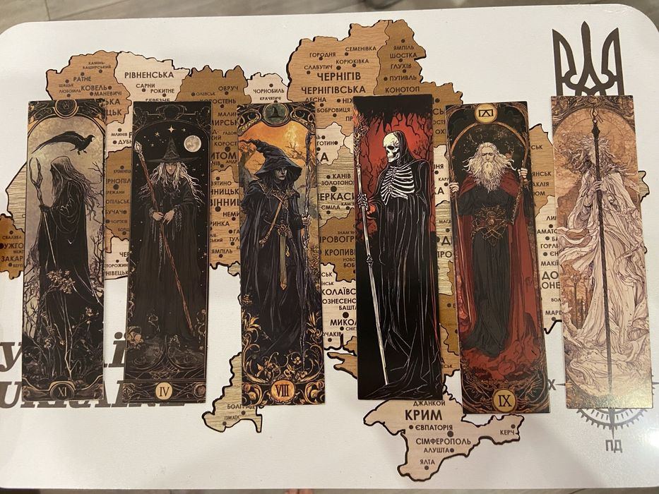 Закладки для книг. Дарк. Готичний стиль. Готика