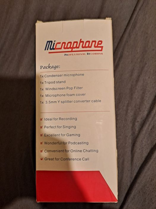 Mikrofon pojemnościowy usb