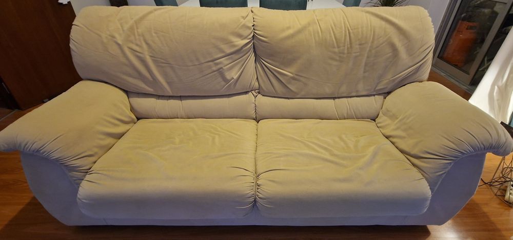 2 Sofás pele de Pêssego