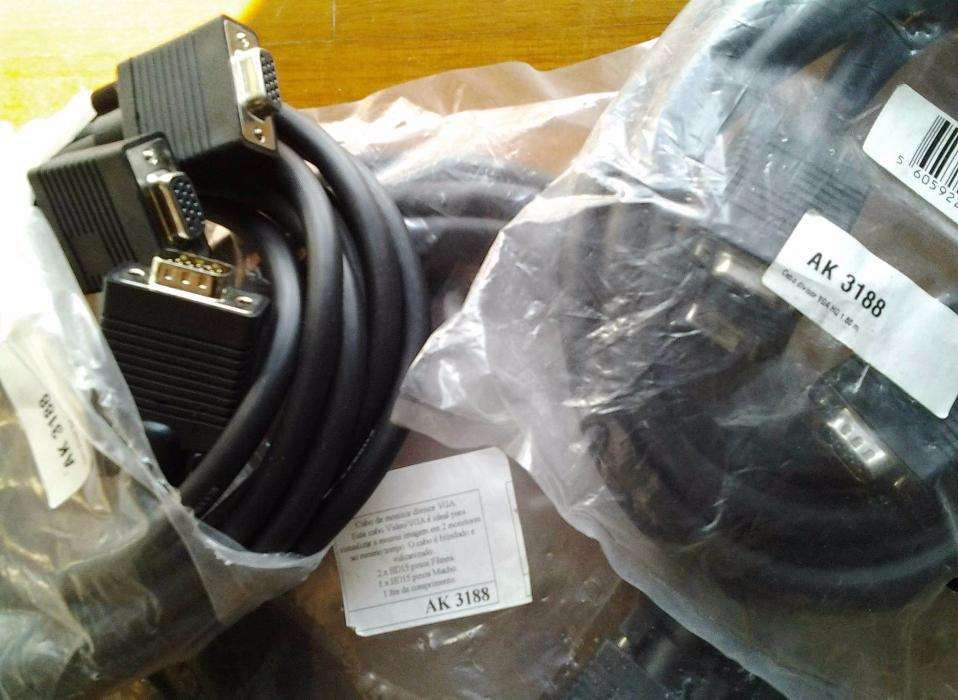 Cabo VGA HQ 1,80m Divisor- 15pinos 1M-2F