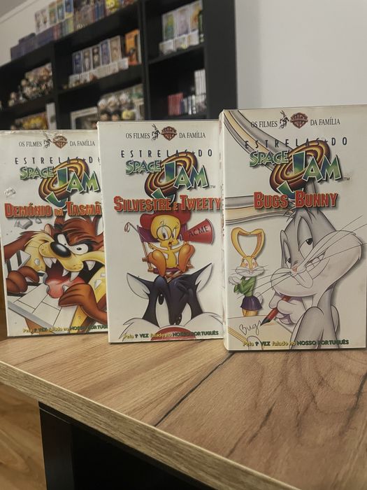 Conjunto vhs space jam  bugs bunny