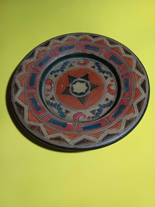 Prato em Barro Pintado