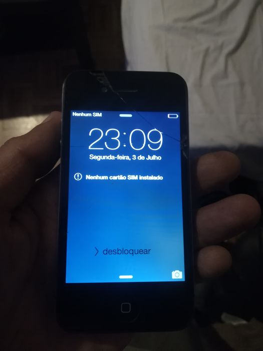 iPhone 4 preto/branco
