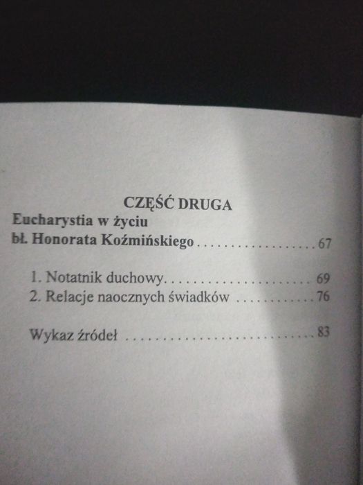 Eucharystia skarbem Kościoła- praca zbiorowa