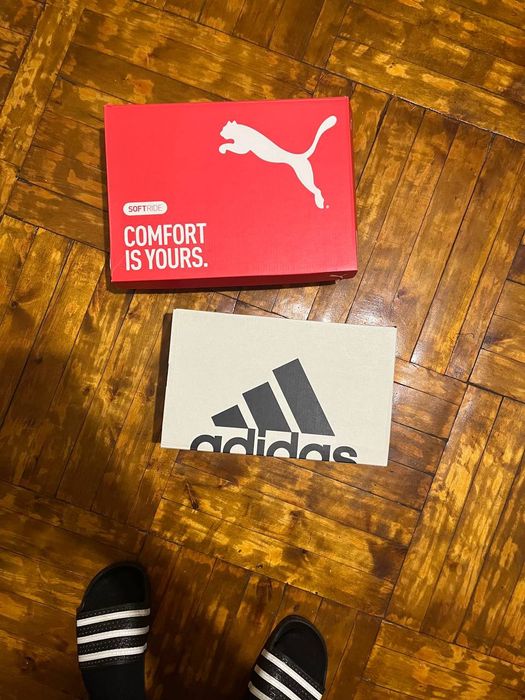 Оригинал коробки под обувь  Puma Adidas